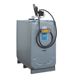 Depósito doble pared HDPE 1000 litros para gasoil con bomba eléctrica 230 V Premium