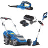 Pack Cortacésped, Cortabordes y Sopladora , Batería 40 V. HYUNDAI HYLM38-40V-PACK