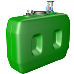 Depósito de agua potable 2000 litros con bomba de presión Rothidráulico KHR 2000