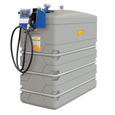 Depósito de gasoil 2000 litros exterior doble pared CEMO Cube Slimline