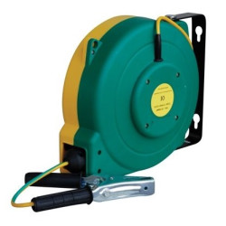 Enrollador automático c. cable toma de tierra cerrado 16 metros