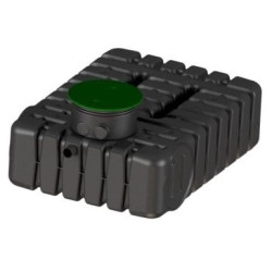 Depósito de agua 2500 litros plano para almacenamiento en superficie o enterrado AT 70 2500