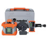 Nivel láser rotatorio PRIMUS 2 H2N+ con control de pendiente y receptor láser COMMANDER 2 radiocomando Nedo