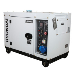Generador Diésel Monofásico Insonorizado Hyundai DHY8600SE