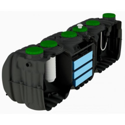 Depuradora compacta Actifiltreo 185 8EH/5000 8 habitantes RIKUTEC