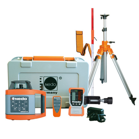 Nivel láser rotativo SIRIUS 1 HV  Set 2 | Nivelación y medición.