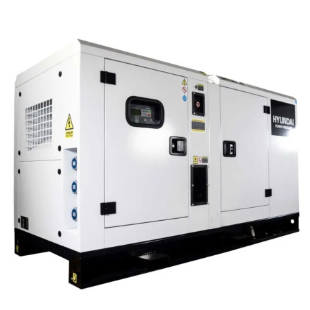 Generador diésel 1.500 RPM trifásico insonorizado DHY14KSE HYUNDAI