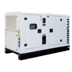 Generador diésel 1.500 RPM trifásico insonorizado DHY85KSE HYUNDAI