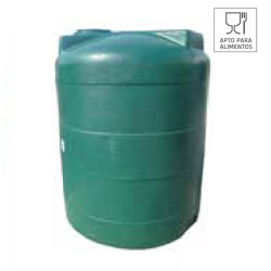 Depósito de agua potable 5000 litros vertical cilíndrico