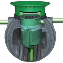 Fosa Séptica 1/2 Habitantes 600 Litros con Filtro Biológico One Zero Saphir GRAF