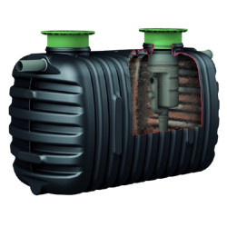 Fosa Séptica 5/11 Habitantes 3000 Litros con Filtro Biológico oneZero Compact GRAF