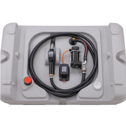 Depósito de gasoil 440 litros para bomba eléctrica Cematic 3000/18 V con tapa abatible y Batería CAS CEMO
