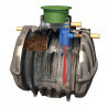 Depuradora one2clean 9600 litros 11/14 habitantes con Cúpula Mini GRAF | Rexcosur