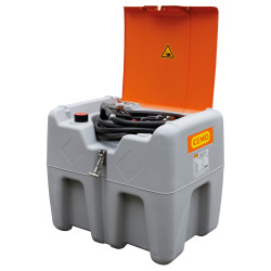 Depósito de gasoil 210 litros con bomba eléctrica 12 V y tapa abatible