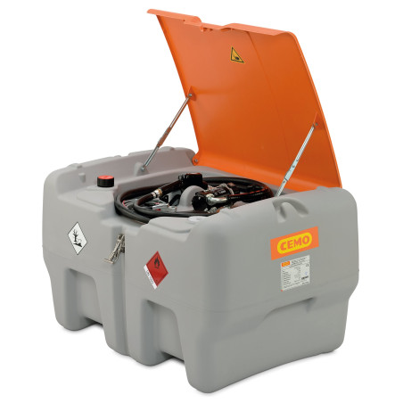 Depósito de gasoil 440 litros con bomba eléctrica 12 V y tapa DT-Mobil Easy CEMO