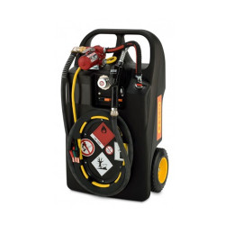 Carretilla para Gasolina 60 litros con bomba eléctrica