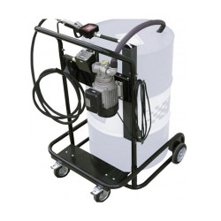 Bomba eléctrica para lubricación móvil con porta bidones