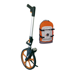 Rueda ligera de medición digital con mochila | Nivelación y medición.