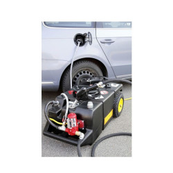 Carretilla de extracción, vaciado y repostaje 95 litros eléctrica para gasolina