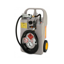 Depósito carretilla 60 litros de gasoil con bomba manual y pistola de suministro