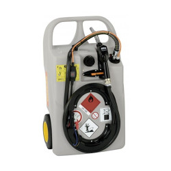 Depósito carretilla 60 litros de gasoil con bomba eléctrica 12 V CEMO