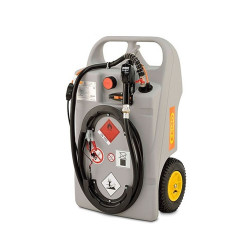 Depósito carretilla 100 litros de Gasoil con bomba eléctrica 12 V