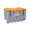 Baúl contenedor caja almacenaje herramientas CEMbox 150 l gris/naranja