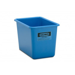 Contenedor GRP rectangular 200 litros modelo alto estándar azul Depósito / Recipiente