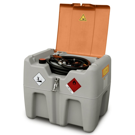 Depósito de gasoil 210 litros con bomba eléctrica CENTRI SP 12 V con tapa DT-Mobil Easy CEMO