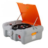 Depósito de gasoil 220 litros Pick Up con bomba eléctrica CENTRI SP 12 V, 30 L/min, tapa y pistola automática