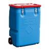 Carrito de almacenamiento sustancias peligrosas Mobil Box 250 litros Tapa verde
