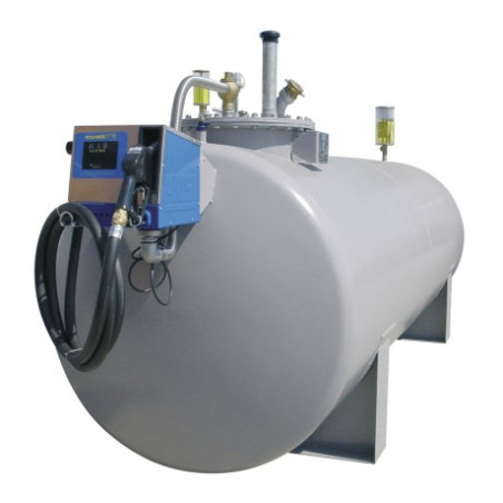 Depósito de acero 7500 litros gasoil con bomba 230 V, CUBE 70 K33