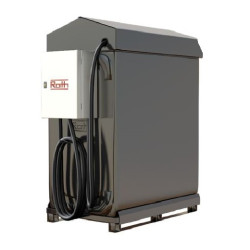 Depósito de gasoil 750 litros con bomba de suministro 230 V certificación ADR