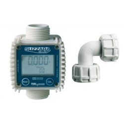 Contador Caudalímetro digital K24, plástico