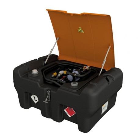 Depósito gasolina 330 litros KS-Mobil Easy con bomba eléctrica 12V y tapa abatible CEMO